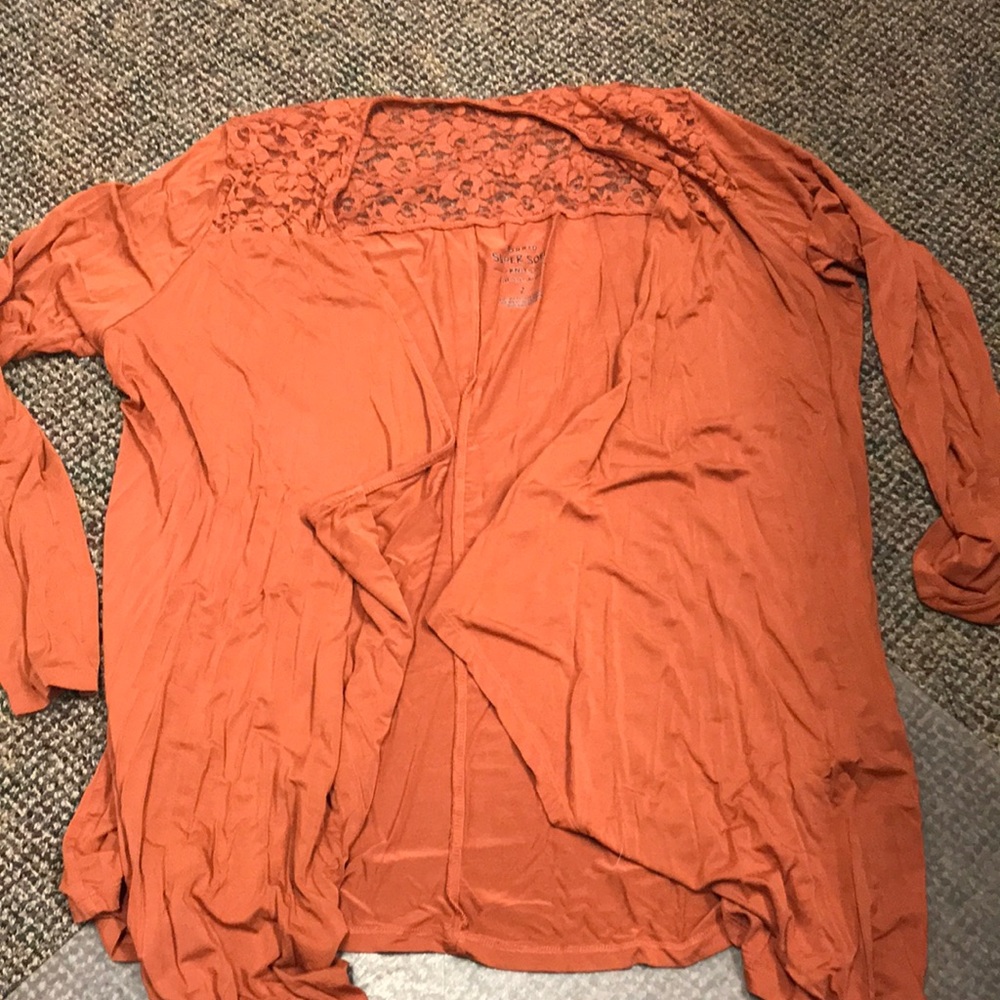 Torrid Super Soft Lace Shoulder Drape Cardigan 2X